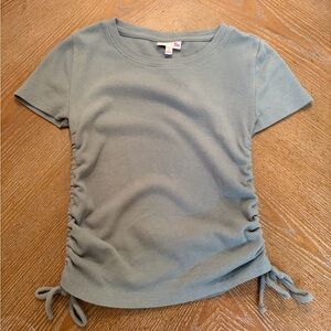 SO Women's Ribbed Top in Sage Green